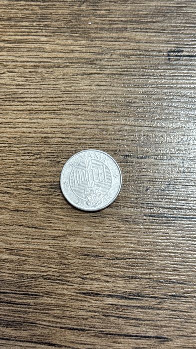 monede vechi de 1000 de lei  din 2000-2004