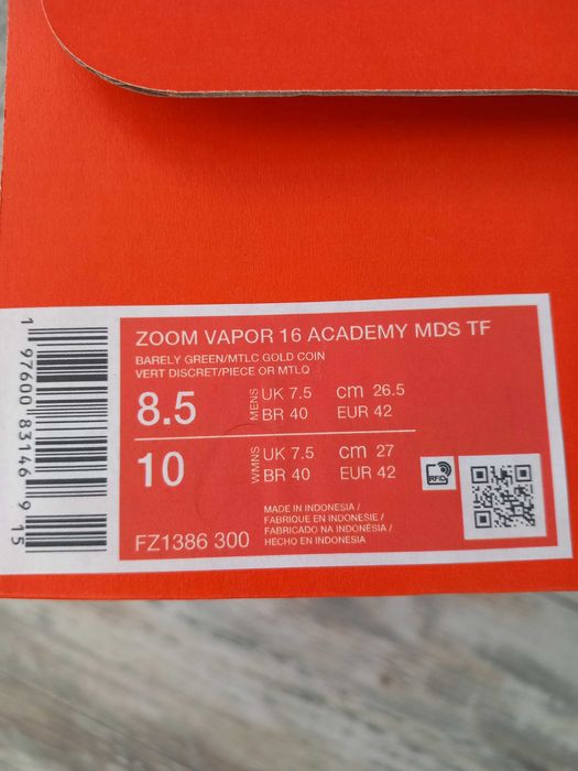 Nike ZOOM VAPOR  42 номер