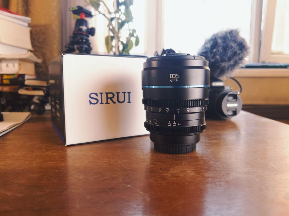 Кино объектив Sirui Nightwalker 16mm t1.2 Sony E
