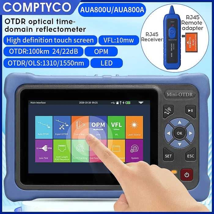 COMPTYCO AUA800U/AUA800A Mini OTDR – Optik Tolali Tarmoq Testeri