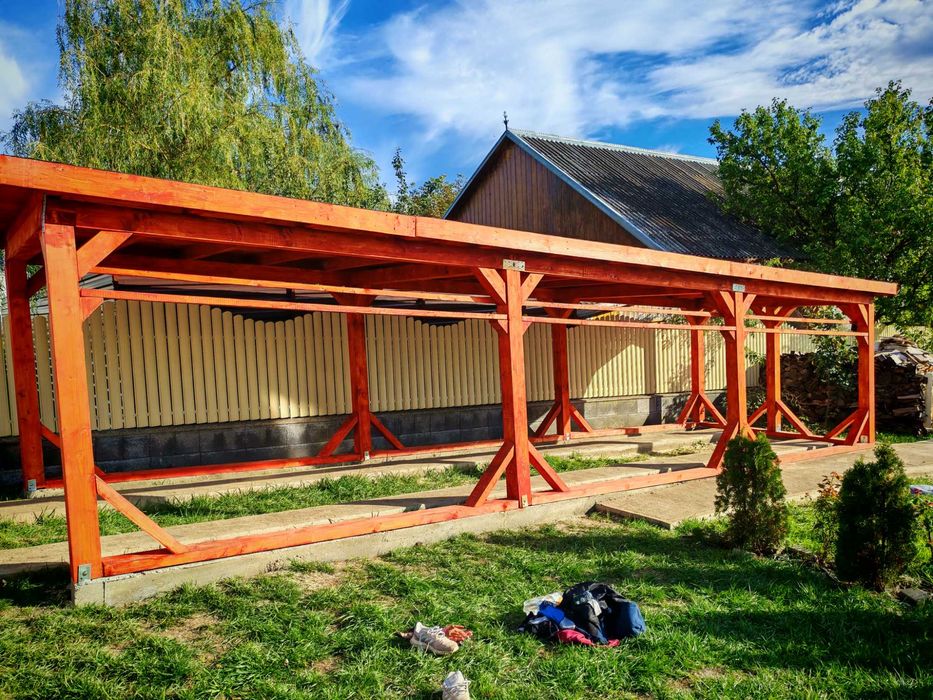 Garaje sau terase din lemn masiv