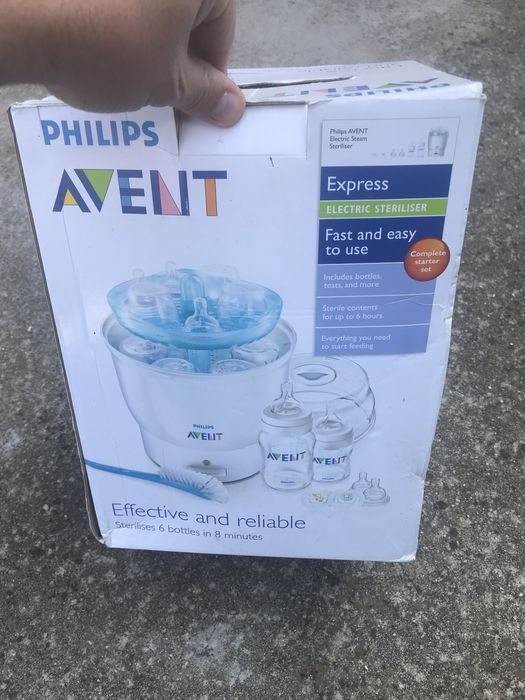 Електрически парен стерилизатор Philips-Avent за бебешки шишета