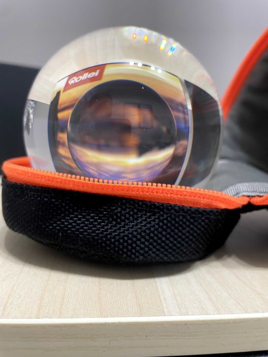 Сферична стъклена леща - 90мм