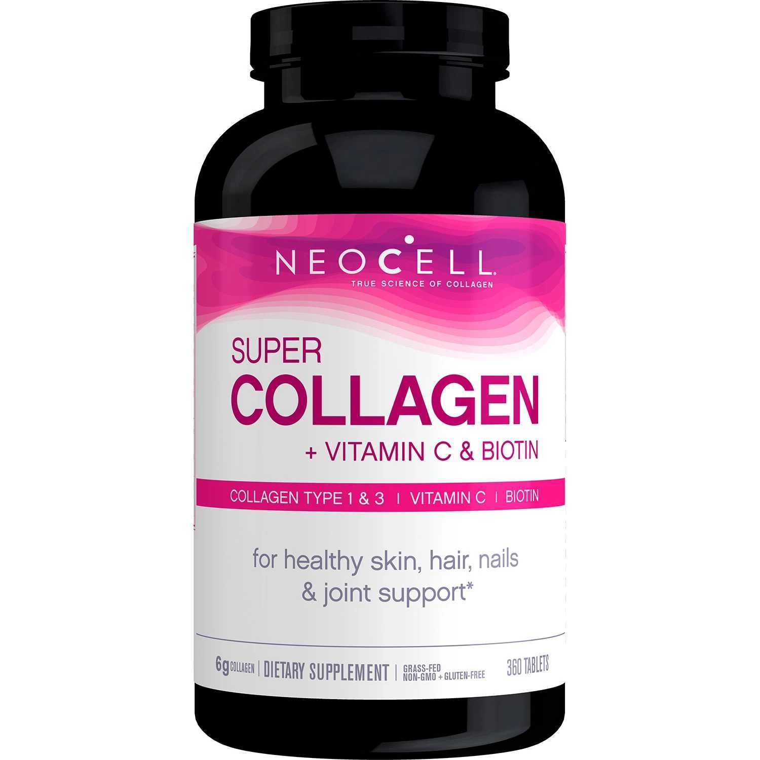 Коллаген+ C+ биотин+ протеин 360таб. Super Collagen оригинал USA: 35 у ...