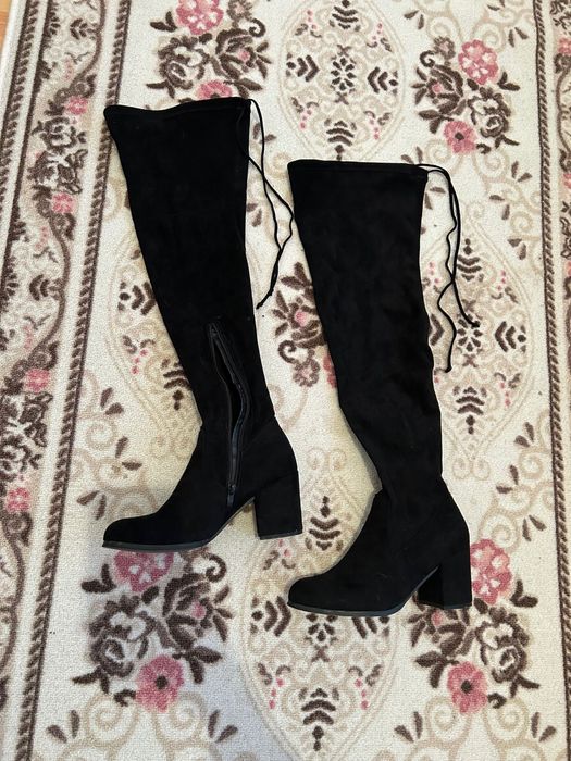 Дамски ботуши с ток