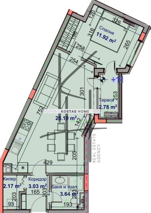 Продава се Двустаен апартамент в Варна, Възраждане 1 - 70 кв.м за 1292 €/кв.м - Снимка #4