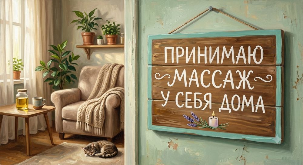 Массаж на дому | Классический, расслабляющий, оздоровительный
