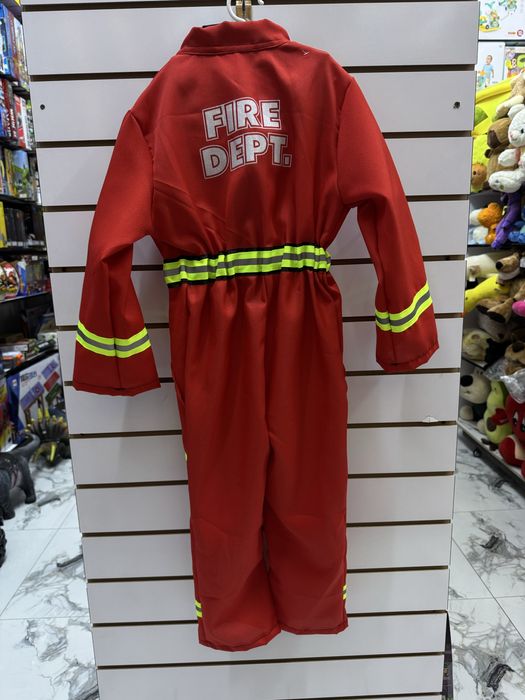 Детские костюмы пожарных размер S 90-110см, L 110-130см ,XL 130-150см