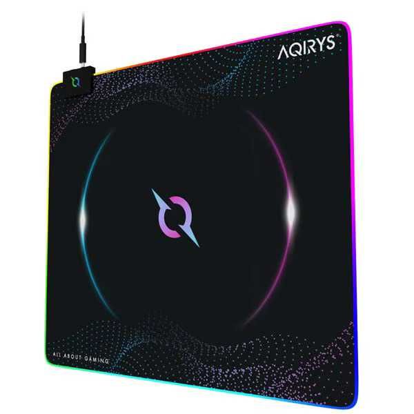 Mouse Pad Gaming RGB AQIRYS Eclipse Medium negru nou in cutie Sigilat