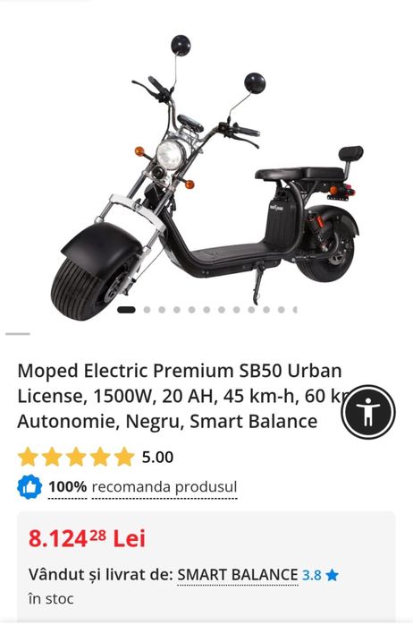 Scuter Electric sb50 urban !!