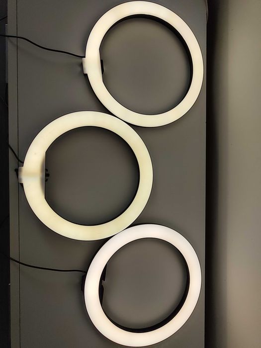 Pachet 3 lumini LED ringlight 46CM - 3 la pret de 2!