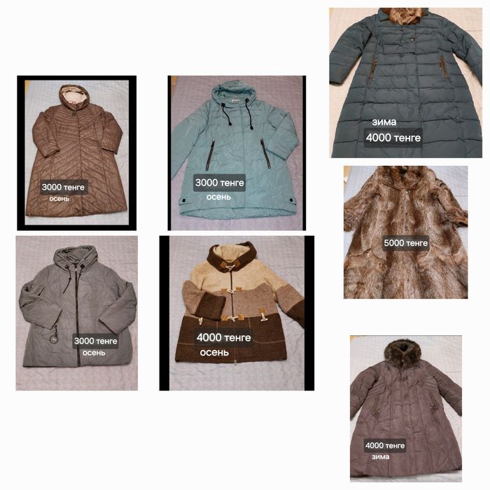 Шуба и куртки весна, зима.