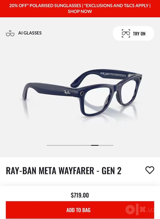 Ray Ban meta Gen 2