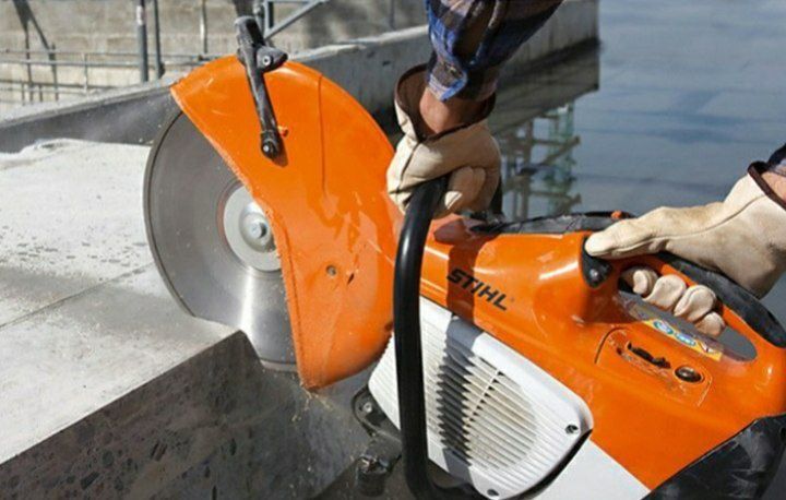 Алмазная резка бетона. Сверление отверстия