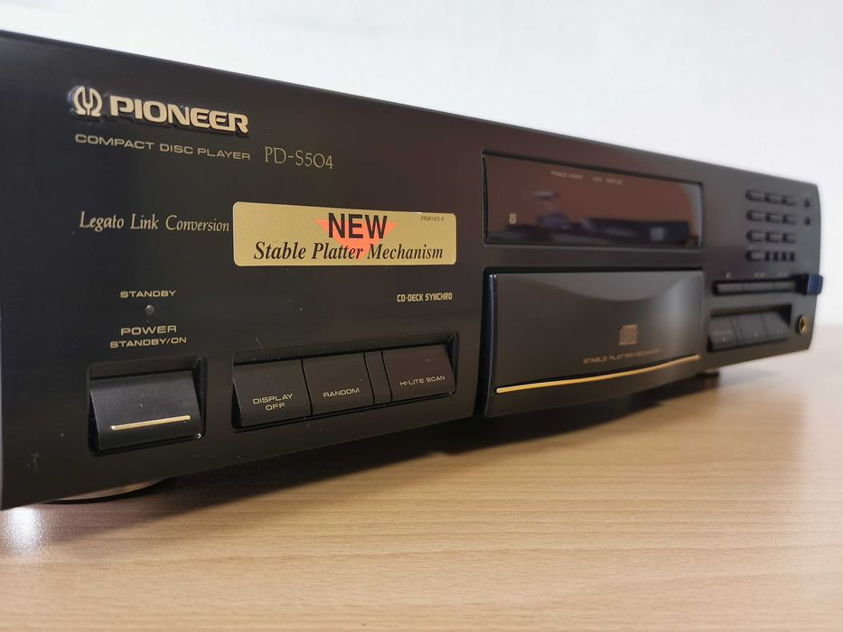 Pioneer PD-S504 CD плейър в отлично състояние / Stable Platter Mechanism / Legato Link