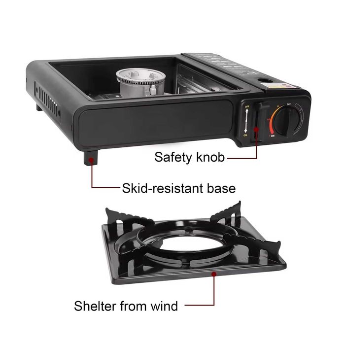 Aragaz camping, aprindere automata, 27x34x9 cm cutie transport inclusa