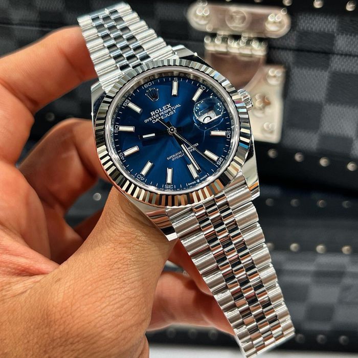 Rolex Date-Just 41mm Blue Dial ETA 3235