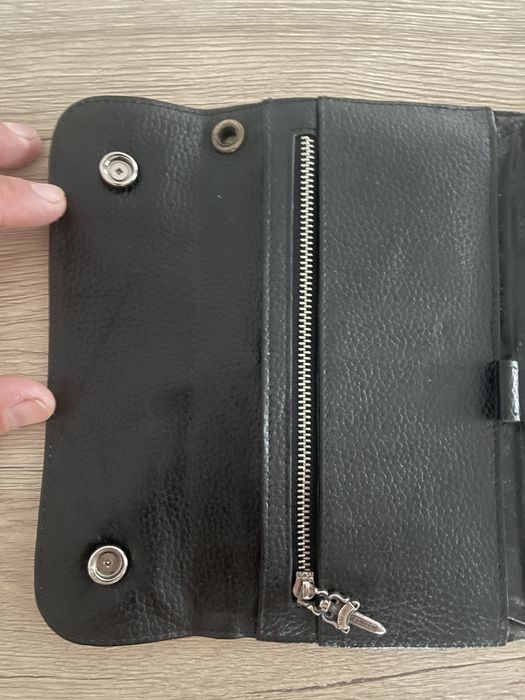 Chrome Hearts портмоне със  сребърни елементи