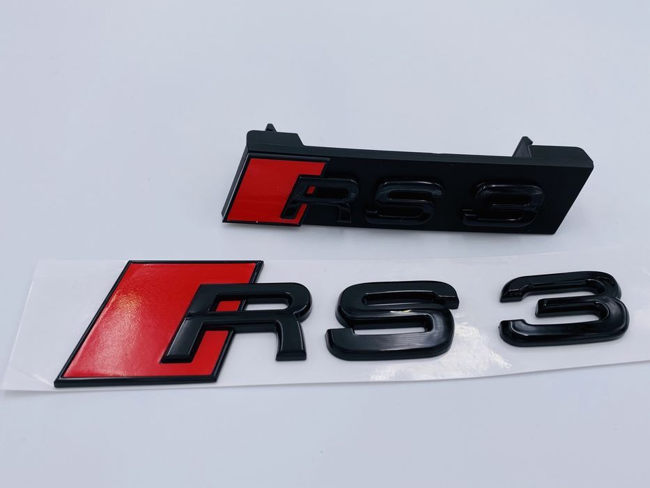 Set Embleme Audi RS 3 negru