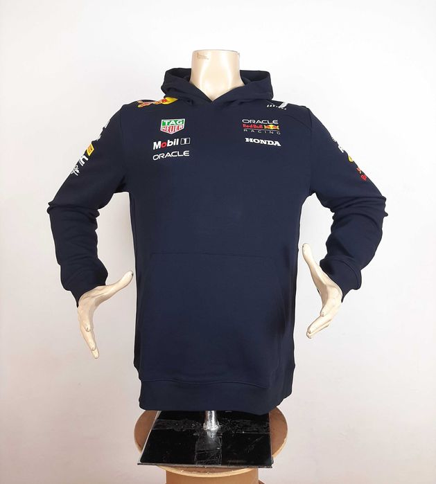 Red Bull Racing F1 Teamline Hoodie - Оригинален мъжки суитшърт
