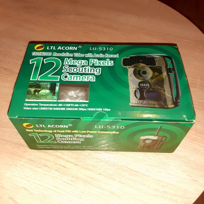 Ловна камера Ltl Acorn-5310MG с настроена SD карта ,акумулатор с к-л.