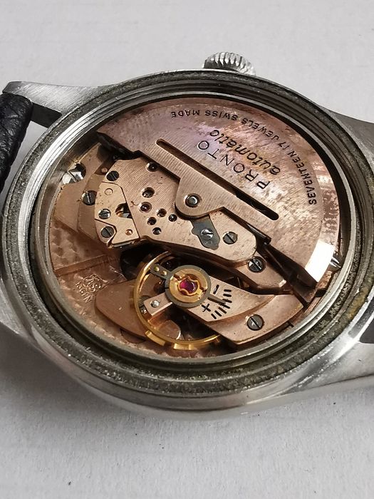 Ceas Pronto Automatic Oțel 34 mm NOS