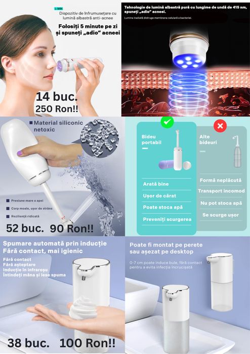 Perna masaj,camera video, microfon,350buc – ideal revânzare / magazin