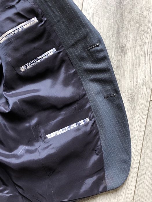 Sacou Barbati cu Dungi Elegant Casual Nunta Botez | Marimea M (40/50)