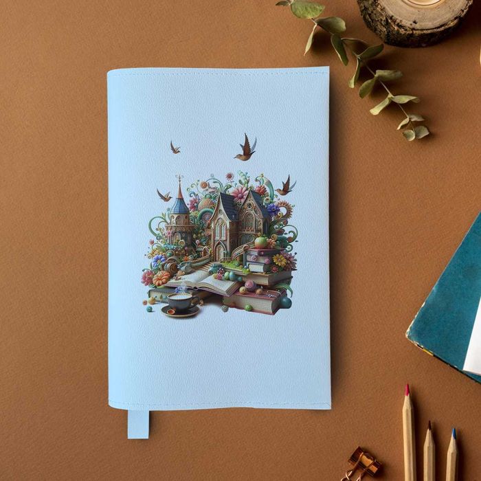 Кожен калъф за книга