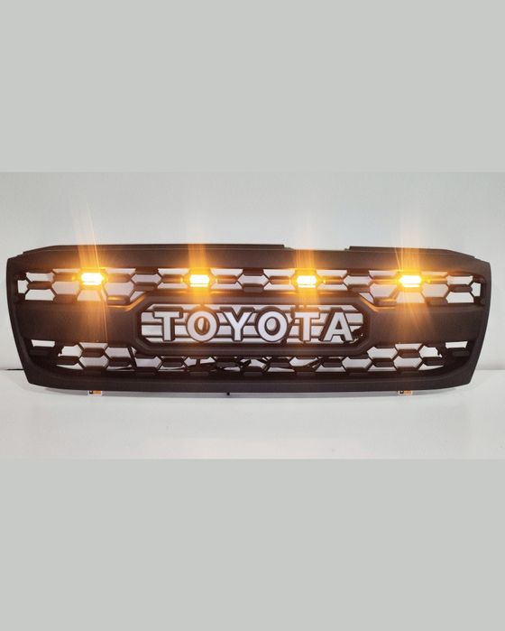 Решетка радиатора в стиле TRD с ДХО для Toyota Land Cruiser 100