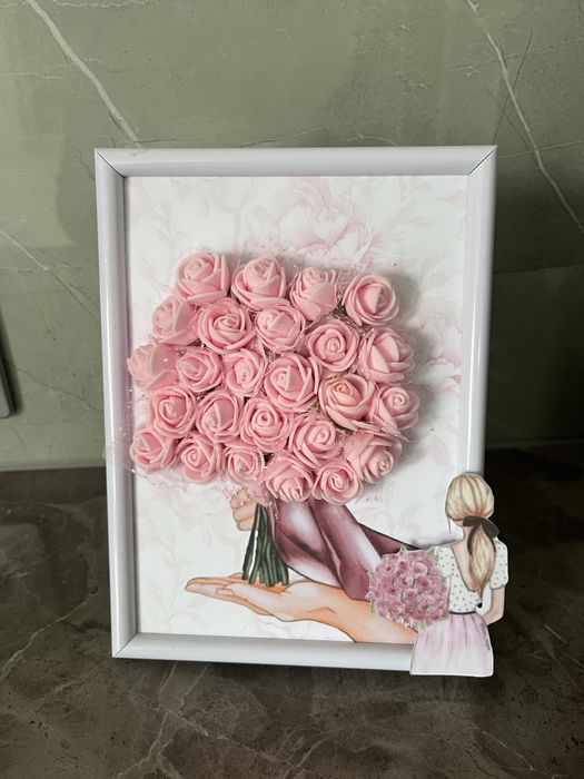 Рамка с цветя за 8ми Март