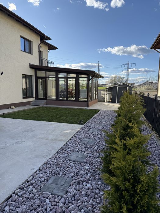 Casa moderna 4 camere cu finisaje superioare, complet mobilata si utilata, terasa generoasa – Green Residence Ulmi