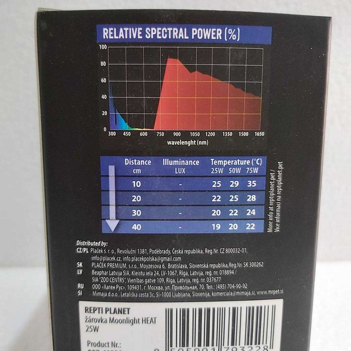 Крушка за терариум 25W - NIGHT HEAT