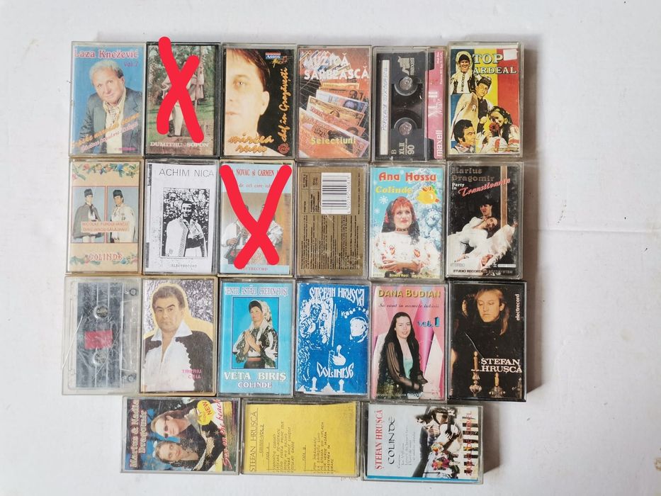 Casete audio muzica usoara si populara