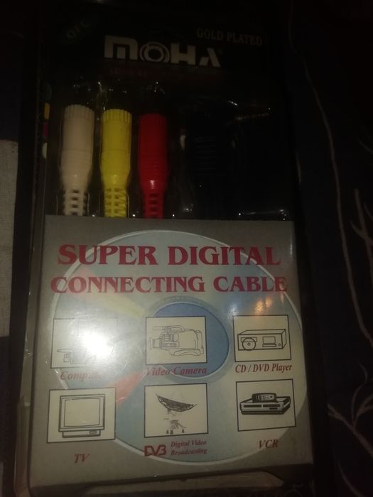 Аудио видео кабель тюльпан