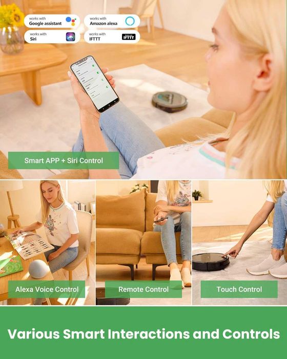 Aspirator robot Vactidy Nimble T8, 2 în 1 ideal pentru păr de animale