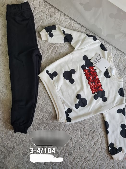 Детски екип анцуг за момиче Zara 1,2,3,4,5,6 7 години