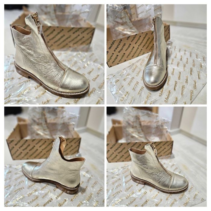 Два чифта дамски боти, обувани веднъж, н. 37