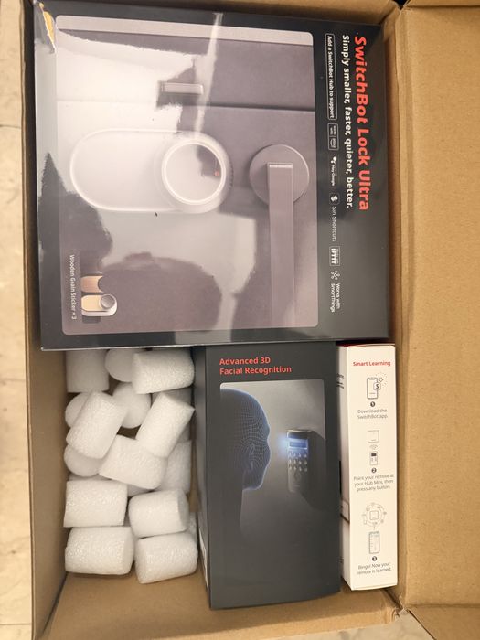 Incuietoare inteligenta switchbot smartlock ultra  vision pro combo noua sigilata