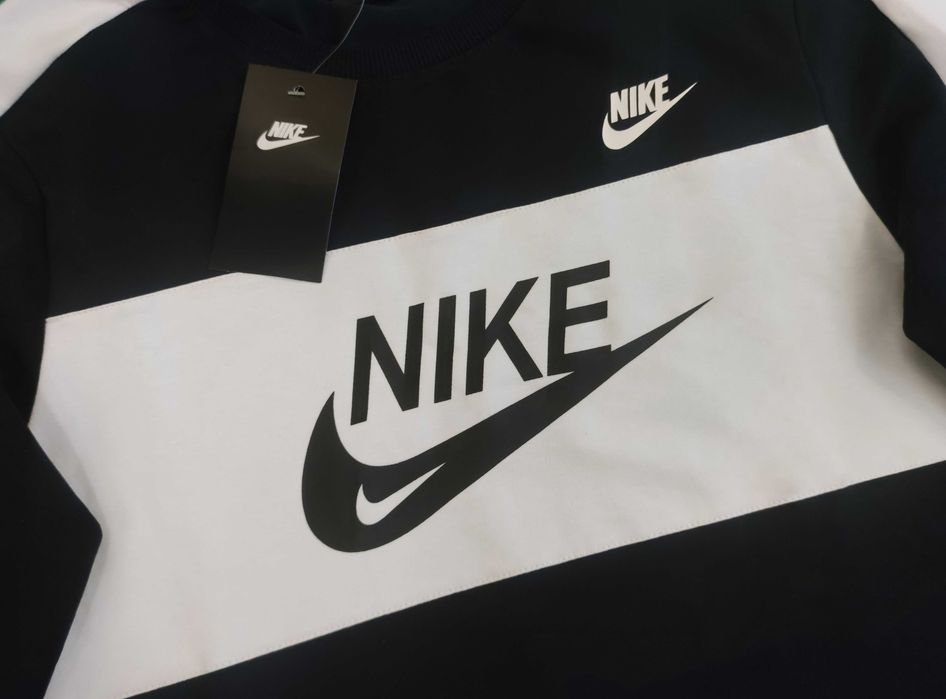 Bluza/Bigmen Nike Air Black/White - cu eticheta