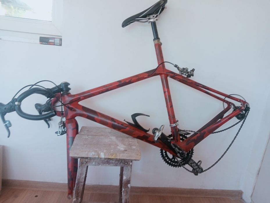 bicicleta cursiera carbon