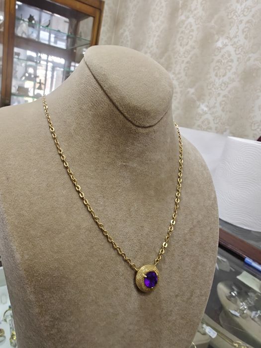 Lanț aur 18k cu pandantiv 9.13 Gr (r)