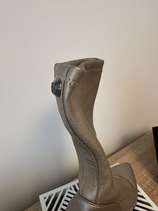 Ghete piele aurii Liu Jo LJ