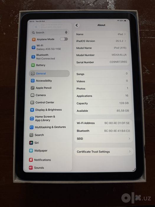 Apple iPad A16 128GB