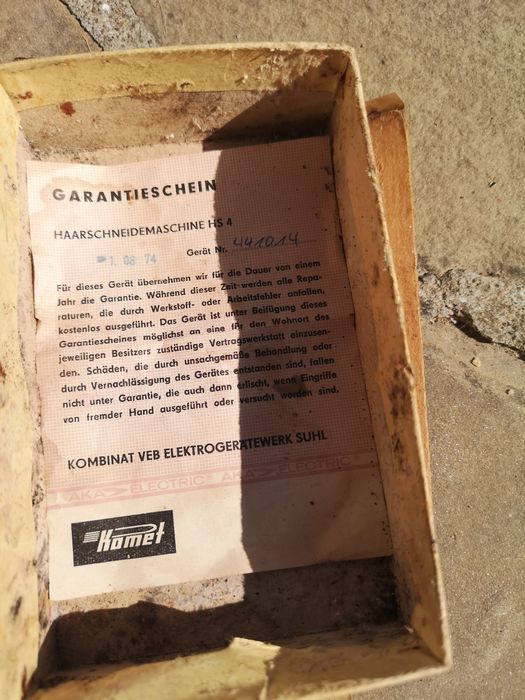 Стар колекционерски бръснач Solingen