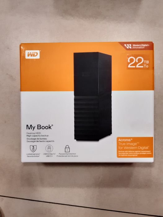 Western Digital HDD Extern WD My Book 22TB Sigilat