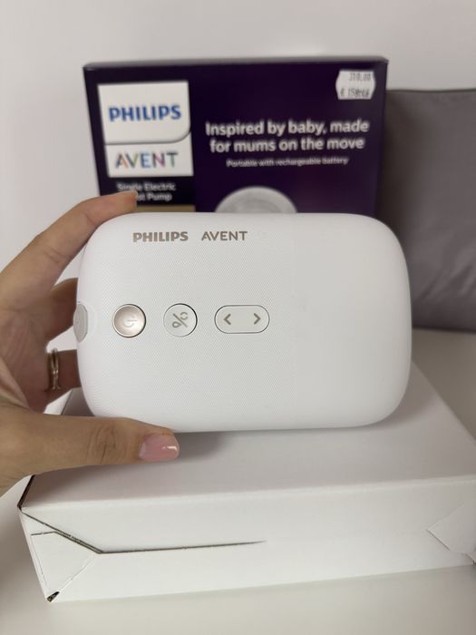 Philips avent електрическа помпа premium модел + подарък