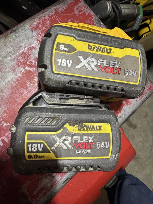 Baterii dewalt 18-54v de 6si 9ah