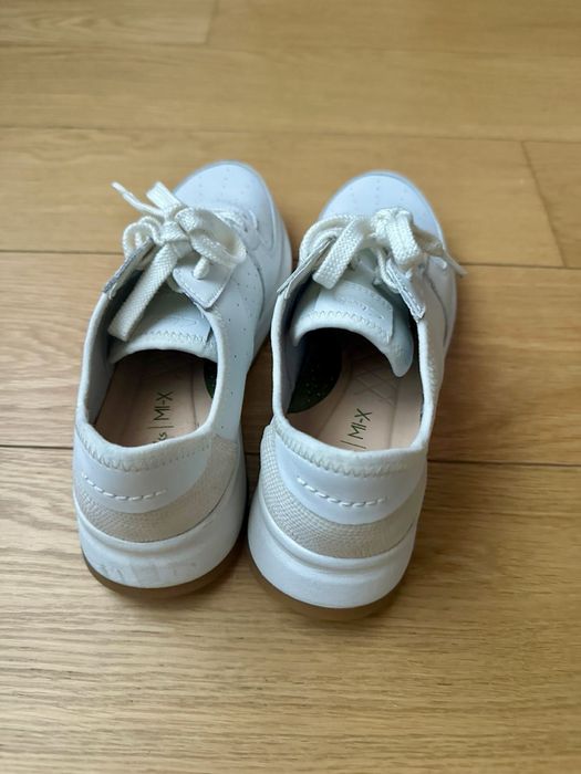 Sneakers Clarks, 38, noi, de dama, piele naturala