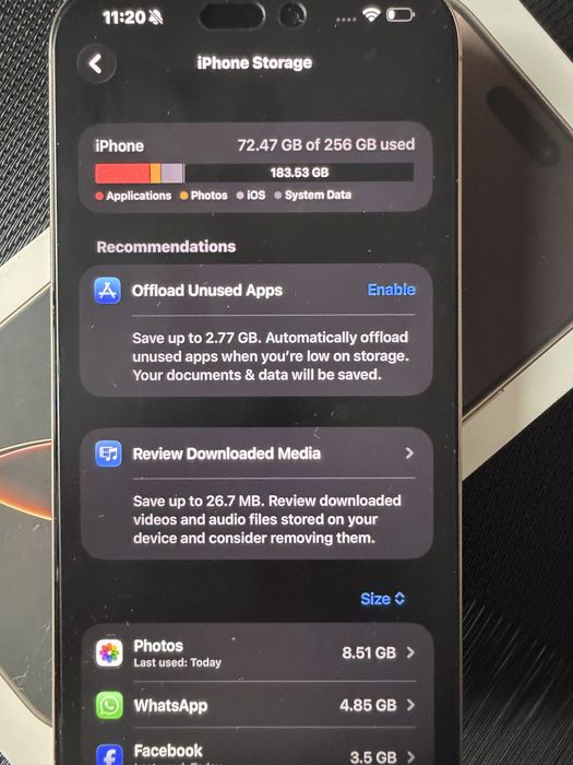 Iphone 16 pro max 256gb desert titanium